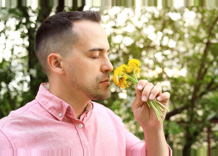 man with seasonal depression.